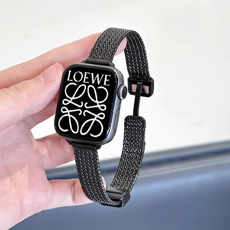 Suitable for Apple i Watch SE10Ultra98765432 watch with wheat ear magnetic metal fine style for women