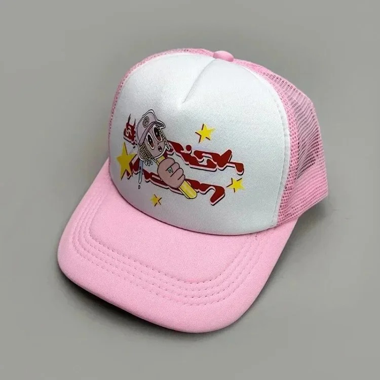 Youth Trendy Youth Fashion Color Block Letter Baseball Cap