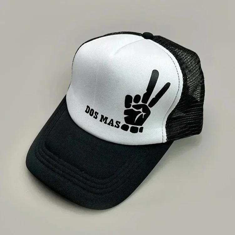 Youth Trendy Youth Fashion Color Block Letter Baseball Cap