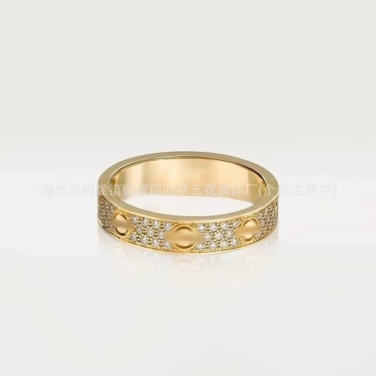 Seiko high of the classic ring for men and women, wide and narrow version, star-studded diamond ring for couples