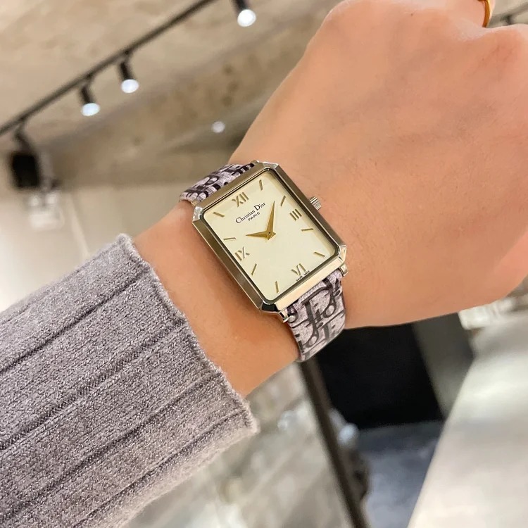 Diao classic Malice series model, a very rare second-hand watch, made of 316 stainless steel, classic Roman scale, simple and fashionable international style, quartz movement imported from J