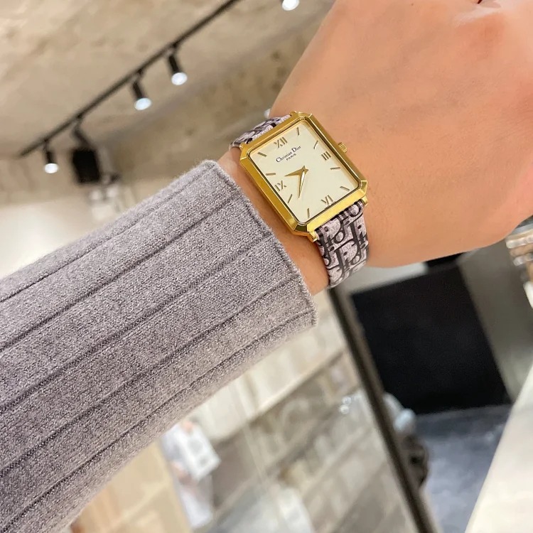 Diao classic Malice series model, a very rare second-hand watch, made of 316 stainless steel, classic Roman scale, simple and fashionable international style, quartz movement imported from J