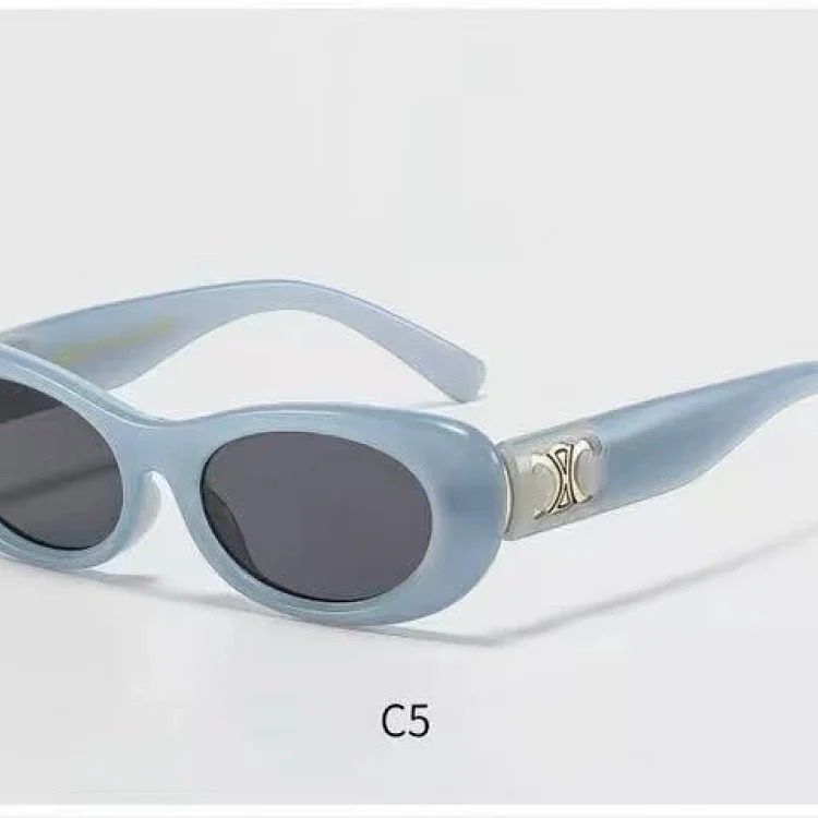 sunglasses metal retro oval sunglasses
