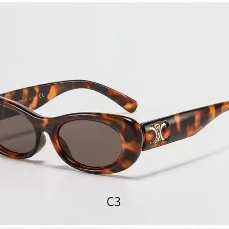 sunglasses metal retro oval sunglasses