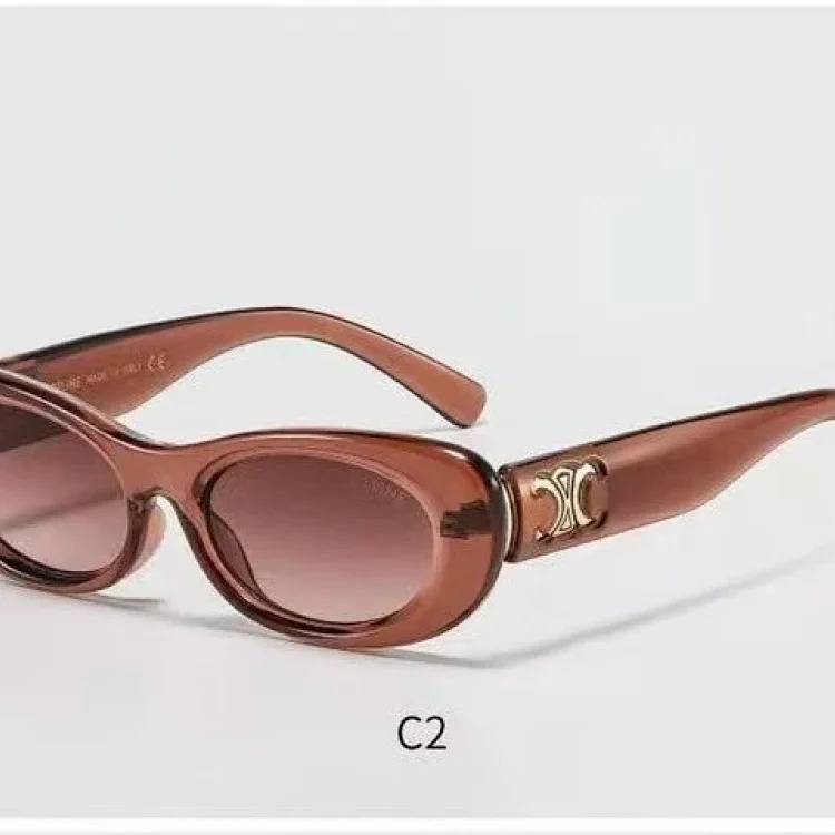 sunglasses metal retro oval sunglasses