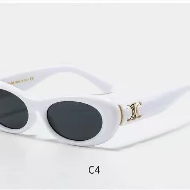sunglasses metal retro oval sunglasses