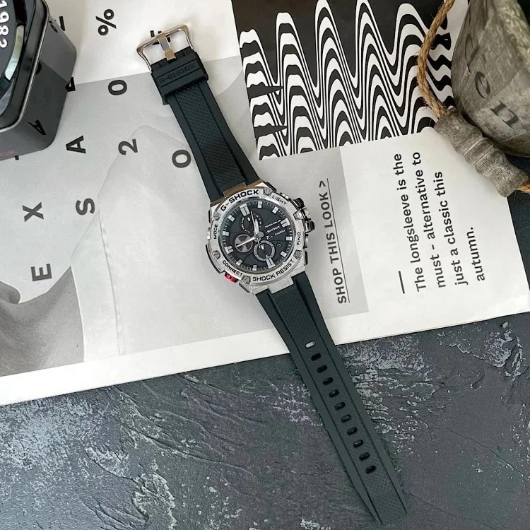 Casio&luminous men's sports waterproof steel heart b100