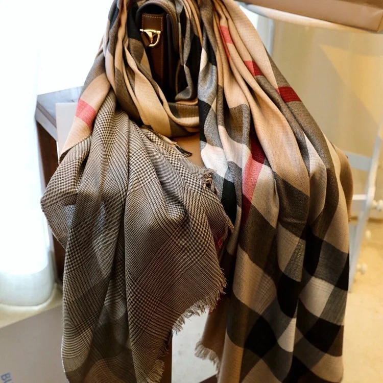double sided cashmere scarf