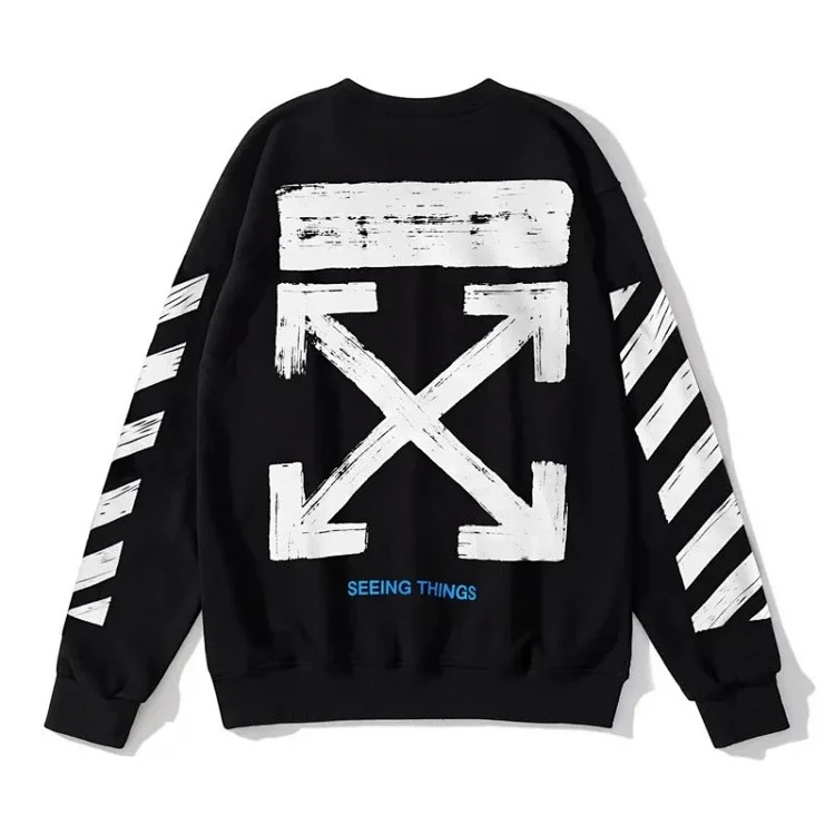 Classic, fashionable and versatile round neck sweatshirt-008