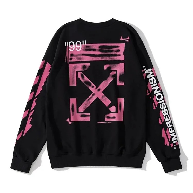Classic, fashionable and versatile round neck sweatshirt-008
