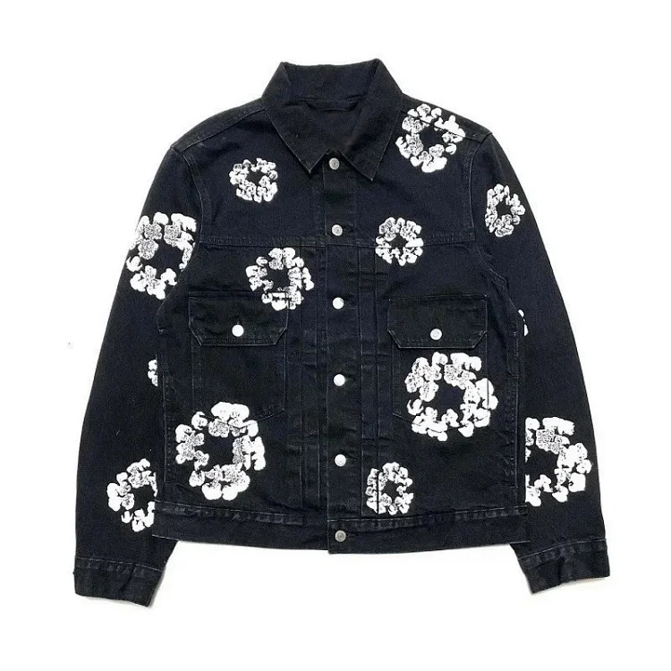 Cross-border e-commerce 2023 new trendy kapok pattern printed European and American fashion high str