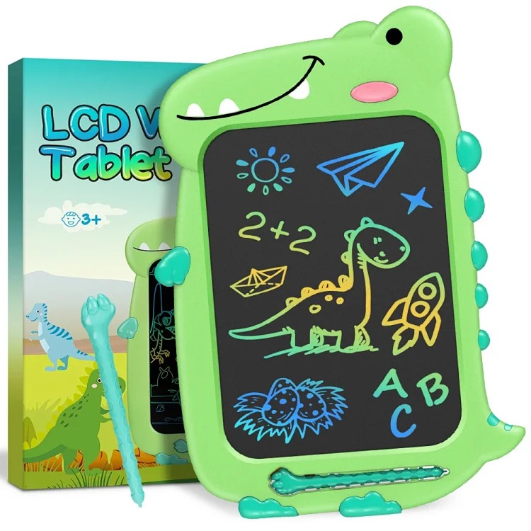 Cross-border new 8.5|10-inch dinosaur unicorn graffiti board writing board color LCD children's handwriting drawing board