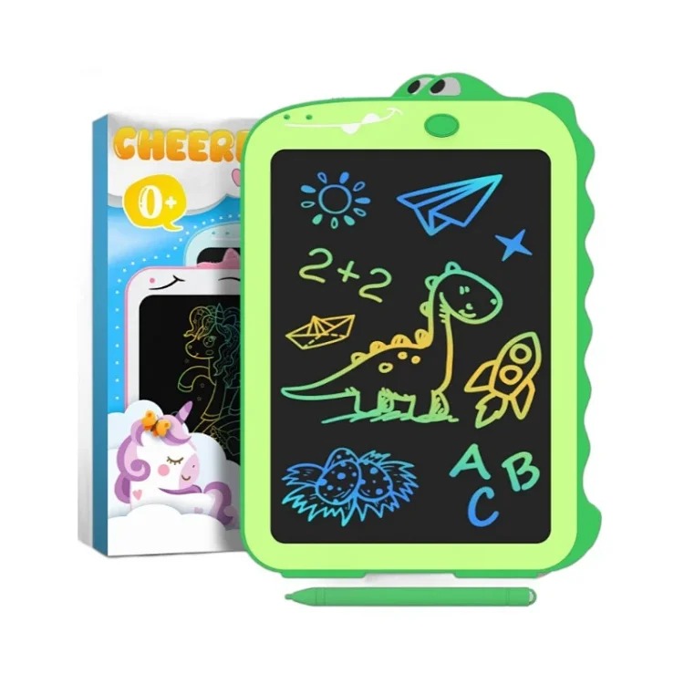 Cross-border new 8.5|10-inch dinosaur unicorn graffiti board writing board color LCD children's handwriting drawing board