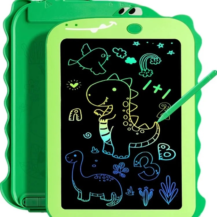 Cross-border new 8.5|10-inch dinosaur unicorn graffiti board writing board color LCD children's handwriting drawing board