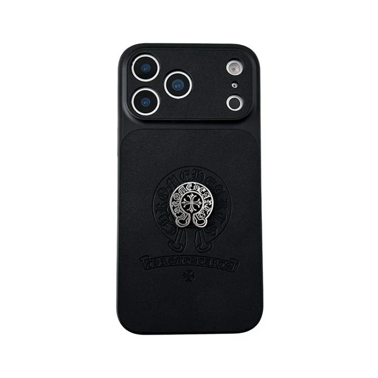 Trendy brand leather Croix heart suitable for Apple iPhone 16 to 17 series 17 Promax mobile phone case cross-border 13