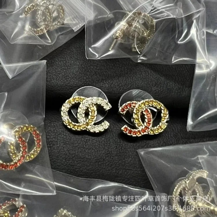 Chanel New Fashion Premium Heart Earrings