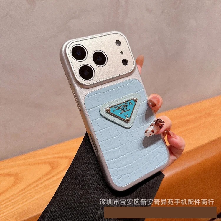 High-end leather crocodile pattern protective case suitable for iPhone 17 Promax and instantly transformed into 17 new Apple mobile phone cases