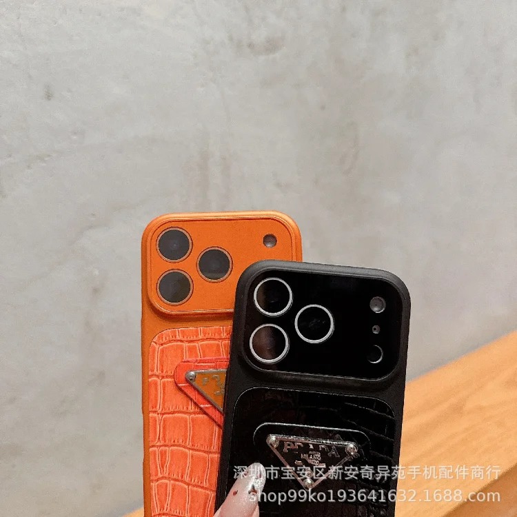 High-end leather crocodile pattern protective case suitable for iPhone 17 Promax and instantly transformed into 17 new Apple mobile phone cases