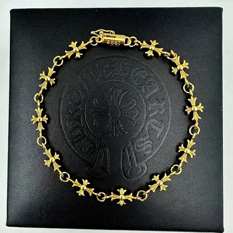 Chrome Hearts Vintage Unisex Silver Bracelet