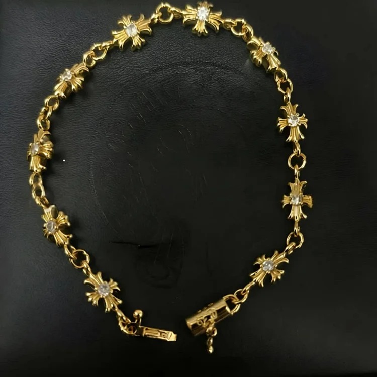 Chrome Hearts Vintage Unisex Silver Bracelet