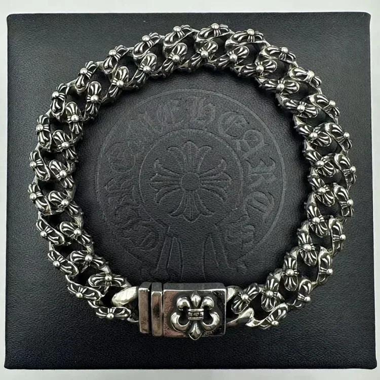 Chrome Hearts Vintage Unisex Silver Bracelet
