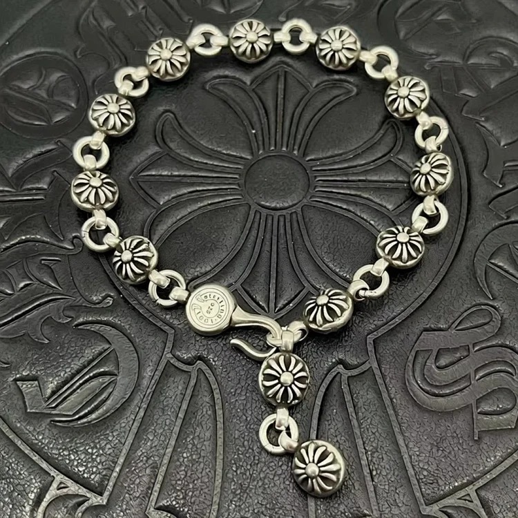 Chrome Hearts Vintage Unisex Silver Bracelet