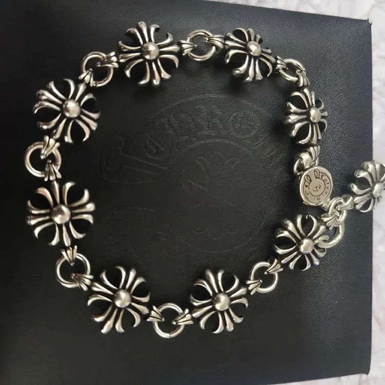 Chrome Hearts Vintage Unisex Silver Bracelet