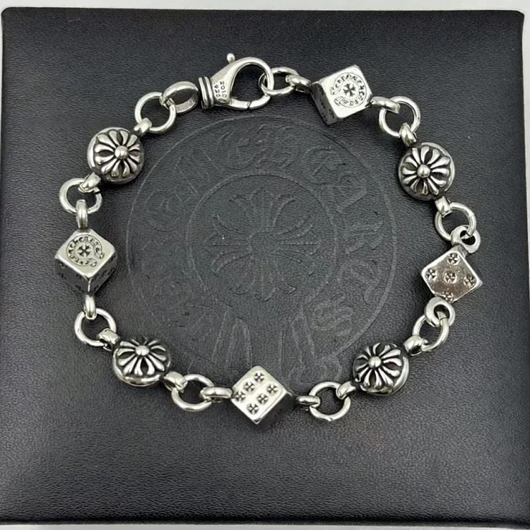 Chrome Hearts Vintage Unisex Silver Bracelet