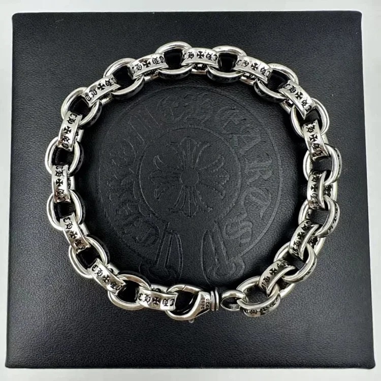 Chrome Hearts Vintage Unisex Silver Bracelet