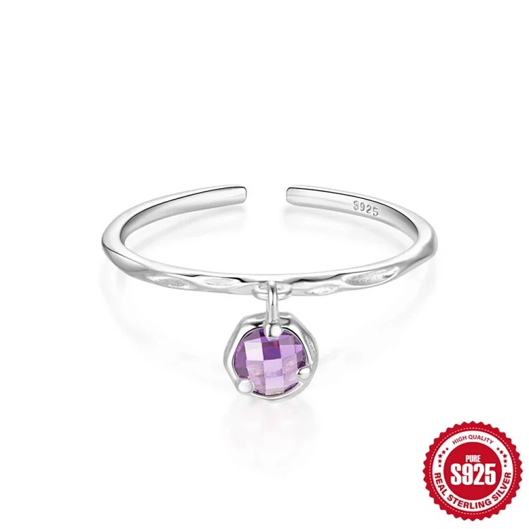 Fashion Luxury Zircon Silver Ring