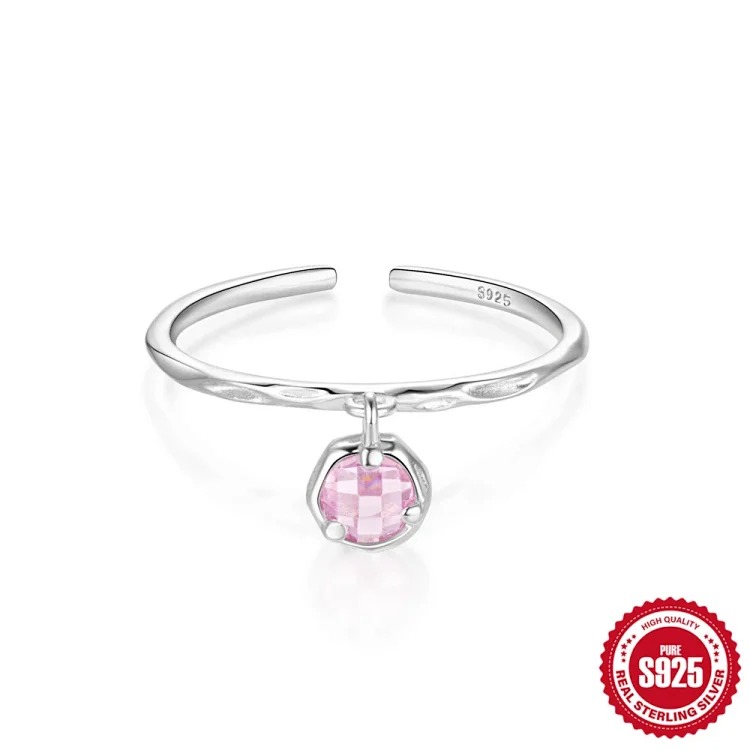 Fashion Luxury Zircon Silver Ring
