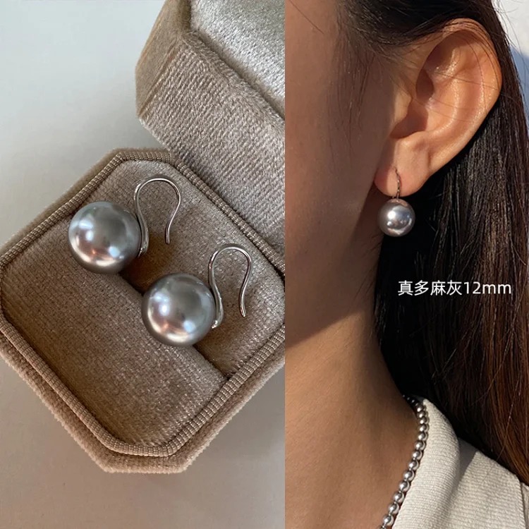 New Premium Pearl Silver Earrings