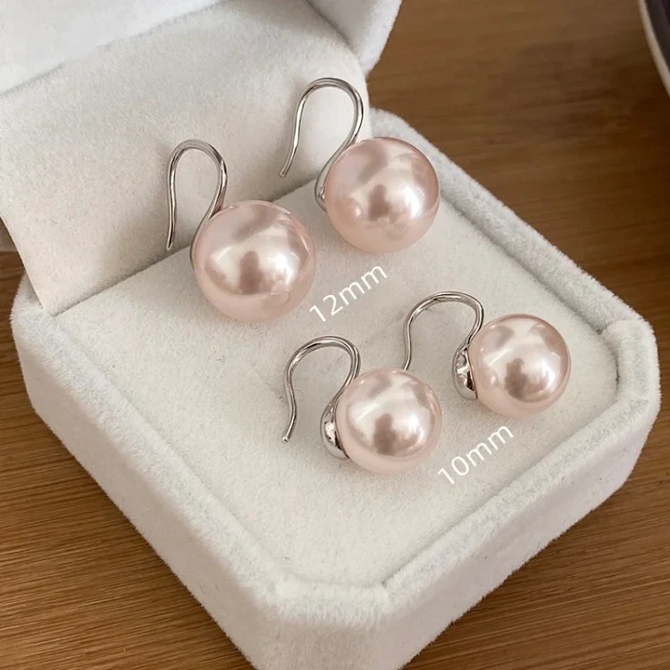New Premium Pearl Silver Earrings