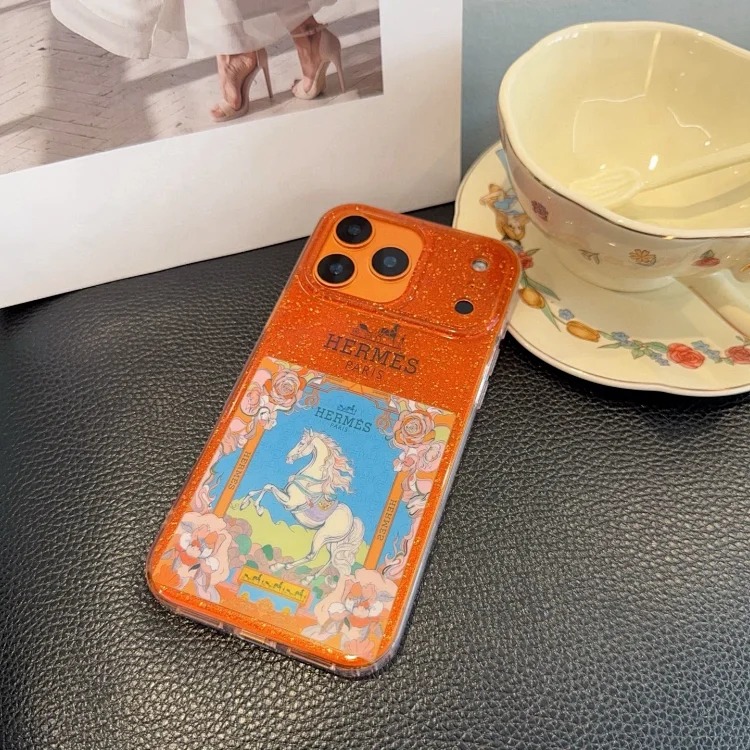 Embroidered Gold Phone Case