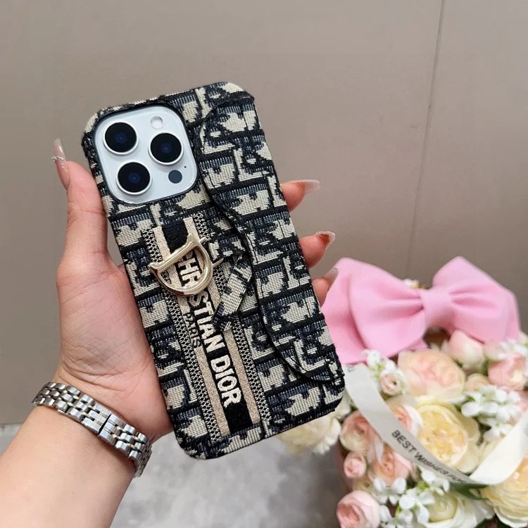 Embroidered Gold Phone Case