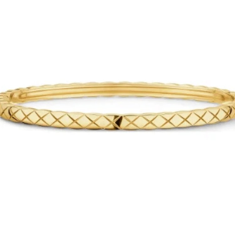Chanel Luxury Premium Rhinestone Gold Bracelet