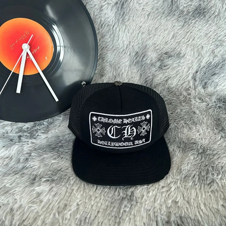 Chrome Hearts Versatile Casual Embroidered Printed Baseball Cap