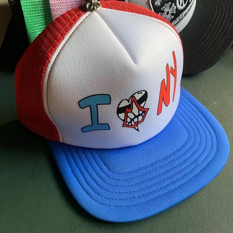 Chrome Hearts Versatile Casual Embroidered Printed Baseball Cap