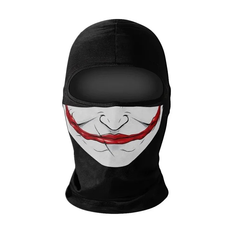 Headgear motorcycle sun protection motorcycle ice silk windproof skull mask for men and women breathable and sweat-wicking full face neck scarf hood