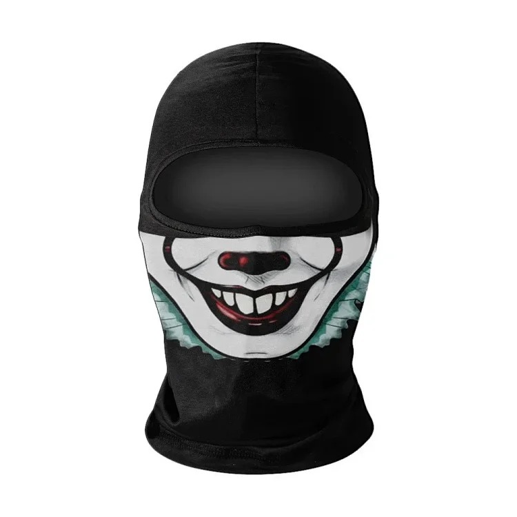 Headgear motorcycle sun protection motorcycle ice silk windproof skull mask for men and women breathable and sweat-wicking full face neck scarf hood