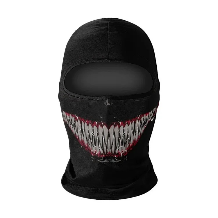 Headgear motorcycle sun protection motorcycle ice silk windproof skull mask for men and women breathable and sweat-wicking full face neck scarf hood