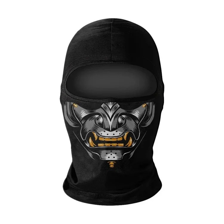 Headgear motorcycle sun protection motorcycle ice silk windproof skull mask for men and women breathable and sweat-wicking full face neck scarf hood
