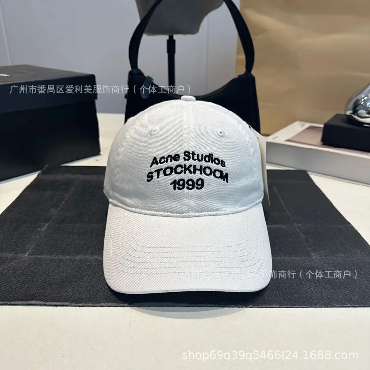 New style simple solid color soft top hat women's fashion Korean style simple baseball cap letter embroidered peaked cap men's style