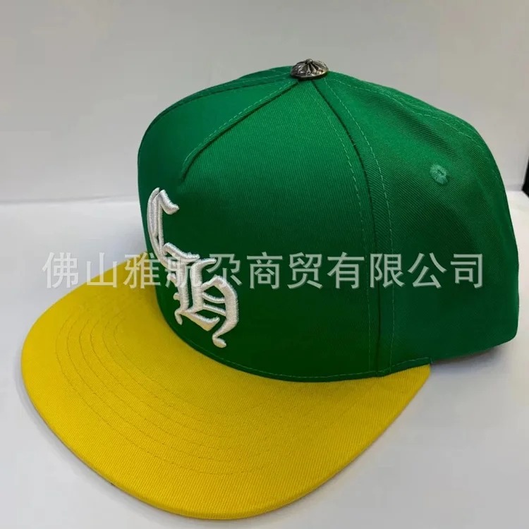 Men's Hat Korean Style CH Mesh Sun Hat Baseball Cap Adjustable Sun Protection Peaked Hat Women's Summer Cool Letter Embroidery