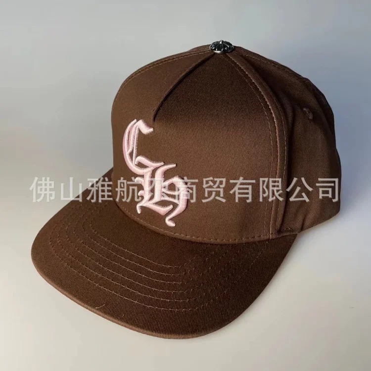Men's Hat Korean Style CH Mesh Sun Hat Baseball Cap Adjustable Sun Protection Peaked Hat Women's Summer Cool Letter Embroidery