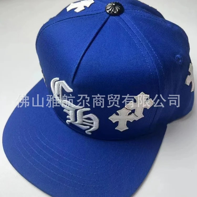 Men's Hat Korean Style CH Mesh Sun Hat Baseball Cap Adjustable Sun Protection Peaked Hat Women's Summer Cool Letter Embroidery