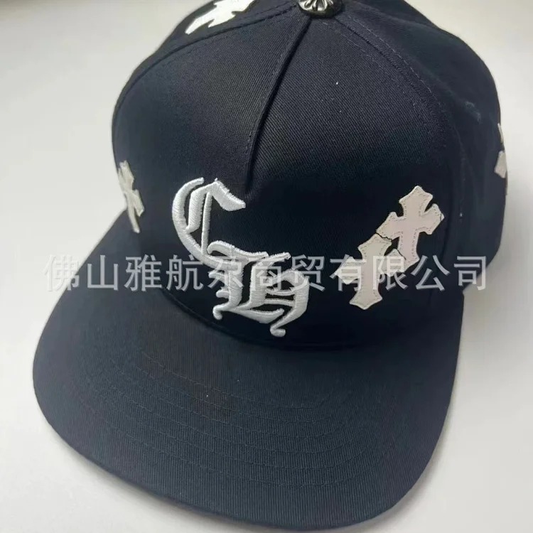 Men's Hat Korean Style CH Mesh Sun Hat Baseball Cap Adjustable Sun Protection Peaked Hat Women's Summer Cool Letter Embroidery