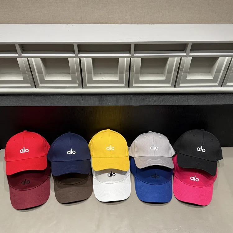 Spring and summer new hats women's personalized baseball caps with holes, large head circumference, cotton peaked caps, sun protection hats