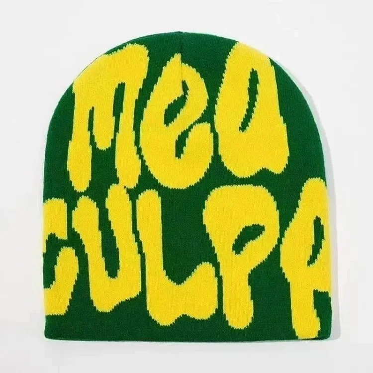 Autumn and winter fashionable knitted hat 02