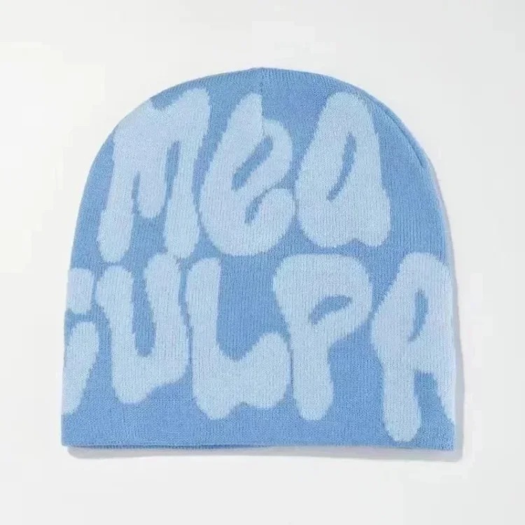 Autumn and winter fashionable knitted hat 02